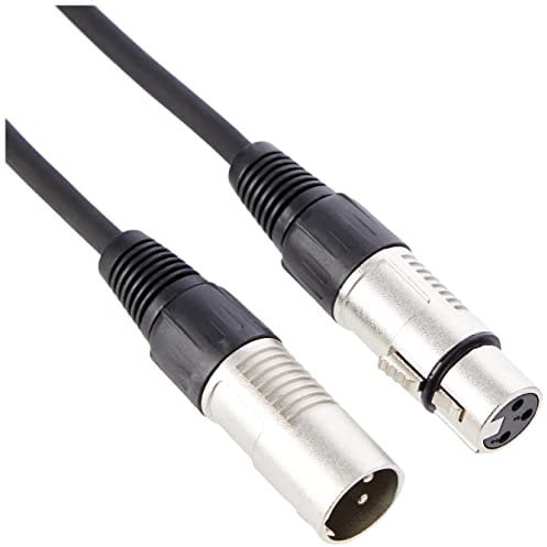 Stagg 20M / 66ft XLR to XLR Cable, 3-Pin Male to Female, Suitable for Microphone, PA System, Audio Mixer, Studio Monitors, Audio Recording