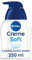 NIVEA Hand Wash Rich Moisture Soft Soap x 250ml Moisturising Hand Soap Gently Cleanses and Cares for Your Skin While Washing Hands, 1500 millilitre, (Pack of 6)