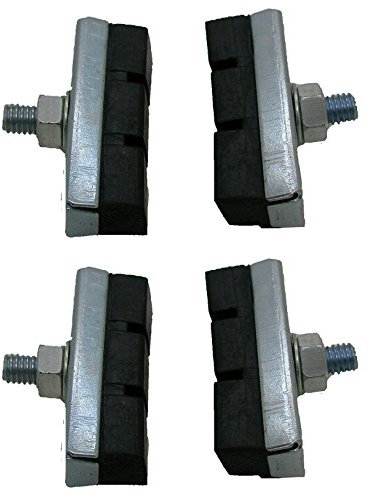 Set completo 4 pattini per freni cantilever serraggio 3800 per bicicletta classica