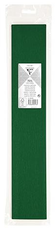 Papier crépon Vert 2,50 m x 0,50 m