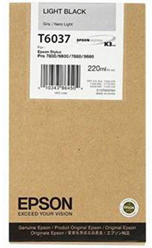 Epson C13T603700 - Stylus Pro 7800/9800 Light Black 220ml