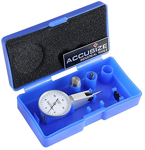 Accusize Industrial Tools 0.03'' x 0.0005'' Dial Test Indicator in Fitted Box, P900-S108