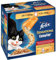 Felix Katzennassfutter Sensations Crunchy in Gelee mit Crunchy Knusperstückchen Geschmacksvielfalt vom Land 20 x 100 g Portionsbeutel +2 x 40 g Knusperstückchen, 1er Pack (1 x 2.08 kg)