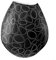 ASA Blumenvase, Keramik, schwarz/weiß, 50x23x50 cm