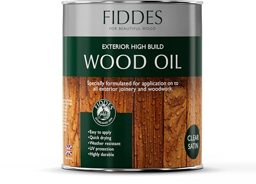 Fiddes Exterior High Build Wood Oil 1 Litre