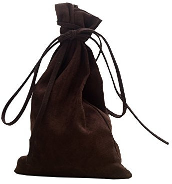 BLESSUME Mittelalterliche Tasche mit Kordelzug Renaissance Wikinger Kostüm Gürteltasche Hüfttasche, Braun, 1 Count (Pack of 1), Beutel