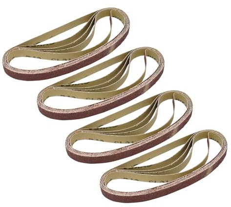 Dapetz ® Sanding Belt 330mm x 10mm to Fit Makita 9032 Belt Sander, Aluminuim Oxide 40 Grit Sander Belts for Grinding, Polishing, Sharpening and Derusting (20 Pieces)