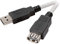Vivanco USB 2.0 Verlängerung USB A-Stecker / USB A-Kupplung 0,75m schwarz
