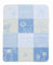 David Fussenegger Baby-und Kinderdecke Tiere Juwel Allover 70 x 90 cm blau