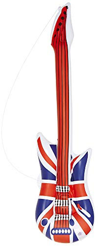 W WIDMANN MILANO Party Fashion - Aufblasbare Gitarre, Länge circa 105 cm, Instrument, Luftgitarre, Mottoparty, Karneval