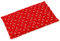 GIRAFFENLAND Süßes Kirschkernkissen Herzen-rot 30 x 20 cm. Geeignet als Kirschkern-Wärmekissen 30x20cm für Mikrowelle und Backofen sowie als Kälte-Körnerkissen
