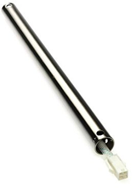 Westinghouse Lighting 6565040 Verlängerungstange, Metall, gebürstetes nickel, 46 x 2.18 x 2.18 cm