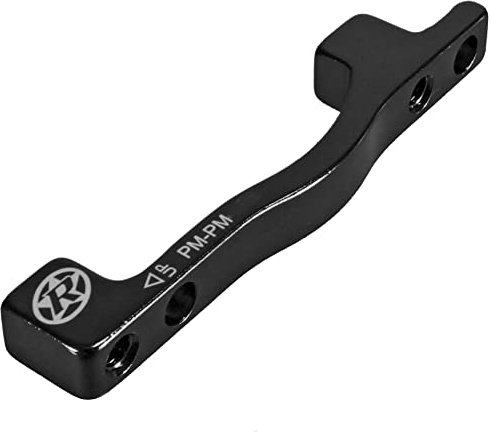 Reverse Scheibenbremsen Adapter PM-PM von 160 auf 203mm schwarz