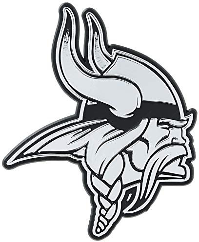 NFL Minnesota Vikings Auto-Emblem, verchromt, 3D-Aufkleber