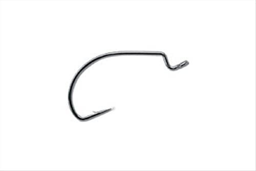 Mustad UltraPoint Demon Perfect In-Line Circle 1 Extra Fine Wire Hook (Pack of 100), Black Nickel, 8/0