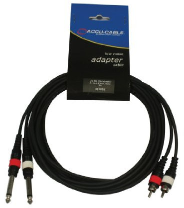 Accu Cable AC-2R-2J6M/3 - Cavo di collegamento con connettori maschio
