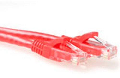 ACT CAT6 U/UTP SNAGLESS RD 1.00M