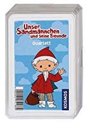 Kosmos 741662 - Unser Sandmännchen Quartett, Sandmännchen Kartenspiel, Quartett Spiel für Kinder ab 4 Jahre