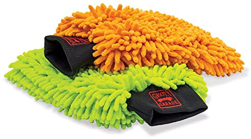 Griot's Garage 10268 Gant de Toilette en Microfibre (Lot de 2), Peau de Mouton, Standard, S