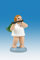 Rudolphs Schatzkiste Holzfigur Engel mit Querflöte ohne Krone Höhe 6cm NEU Holzengel Instrument Seiffen Erzgebirge Figur Dekoration Holzfiguren Weihnachten Fensterschmuck Spielzeug Deko