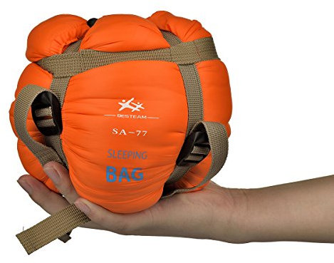 Ultraleichter Rechteckiger Schlafsack für Warmes Wetter, Camping im Freien, Rucksackreisen und Wandern - Wasserdicht und Kompakt