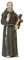 Roman St. Pio (Padre Pio) Statue - 3.5 Ceramic Painted 5028-9 by, Inc.