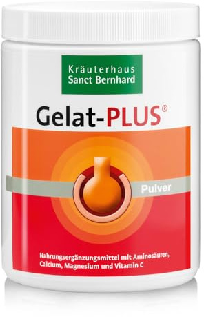 Sanct Bernhard Gelat-PLUS Trinkpulver mit Collagen-Hydrolysat, Calcium u. Magnesium 500 g