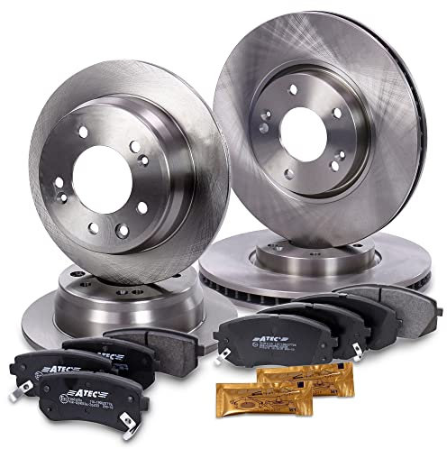 BESTPRICE Bremsenset inkl. Bremsscheiben vorne Ø 300 mm + hinten Ø 262 mm + Bremsbeläge vorne und hinten, Kompatibel mit HYUNDAI ix35 (LM, EL, ELH), KIA SPORTAGE III (SL)