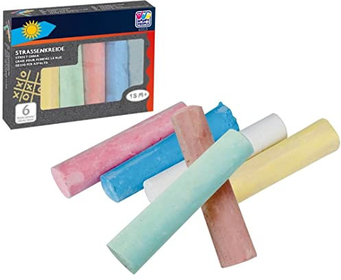 Happy People 63315 - Straßenkreide, 6 Stück