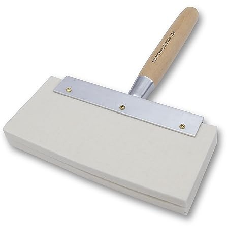 Marshalltown Filzbürste, zum Entfernen von Wasser an Oberflächen, Maße: 337x229 mm