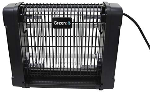 HOME It® Lampada Antizanzare Elettrica 2×6W – Zanzariera UV-A per Interni, 4000V, Copertura 30m², Silenziosa e Sicura, Facile da Pulire