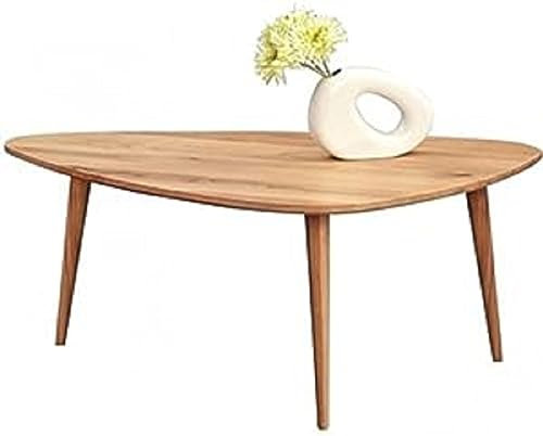 M2 Kollektion 258722 Couchtisch / Nierentisch Elen 2, Echtholz Wildeiche massiv geölt, 110x70 cm, Höhe 43cm