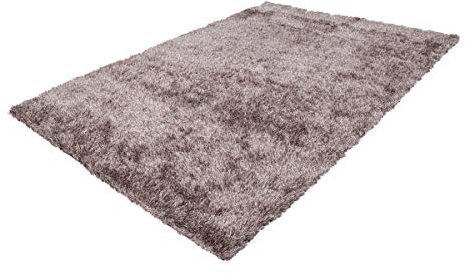 One Couture Hochflor Shaggy Teppich Langflor Uni Versch. Farben Modern Grau Beige Rosa Taupe Teppich Wohnzimmer Esszimmerteppich Teppich Läufer Flur Läufer 100% Polyester Taupe 200cm x 290cm