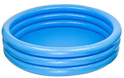 Intex Inflatable Swimming Paddling Play Pool 3 Ring Blue Toy Kids Childs Childrens Baby Family Sizes - 45'' , 58'' , 66'' Diameter (45'' x 10'')