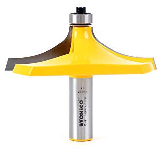 Yonico 13143 - Table Edge Router Bit, Thumbnail - Diameter: 3-1/8, Cutting Depth: 1-5/16 - 1/2 Shank