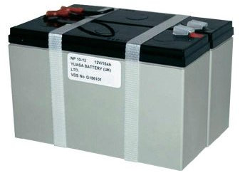 Yuasa NP12-12 NP12-12 Lead Battery 12 V 12 Ah Lead Fleece (AGM) 151 x 98 x 101 mm Flat Connector