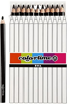 Colortime 12 Buntstifte, Schwarz