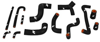 Mishimoto MMHOSE-E30-88BK Silicone Radiator Hose Kit Compatible With BMW E30 3-Series 1984-1991 Black