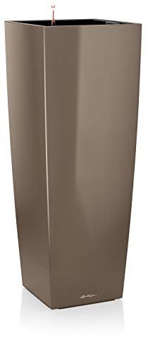 LECHUZA CUBICO Alto Premium 40 taupe hochglanz 18234