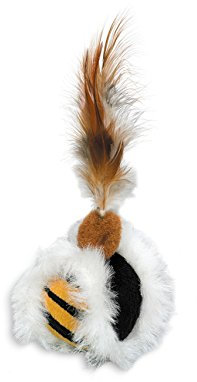 Nobby Plüsch Ball mit Federn, mit Catnip, 5 cm, 1 Stück