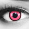 Funnylens 1 paio di lenti a contatto colorate per Cosplay, travestimenti Manga, Crazy Fun, di colore rosa, con apposito porta-lenti incluso Perfette per Halloween