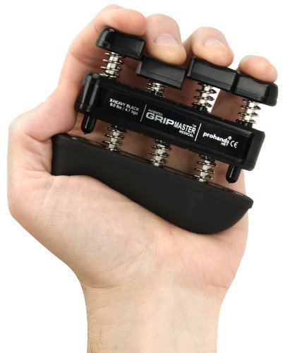 Gripmaster Hand und Fingertrainer (schwarz extra stark)