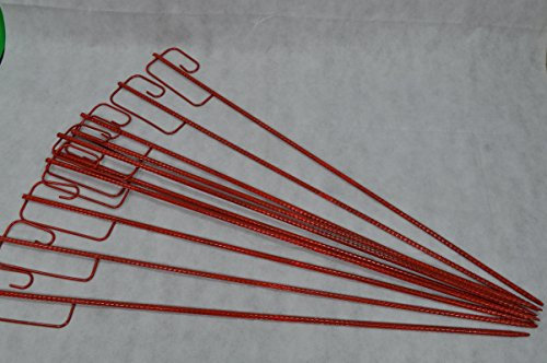 10 Stück Einschlagpfosten Haltepfosten 130 CM Für Ketten Warnband Warnzaun Absperrung Absperren