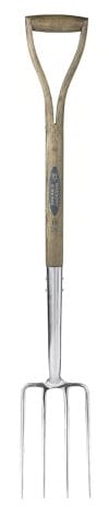 Spear & Jackson 4552BF Fourche à bordure traditionnelle en acier inoxydable