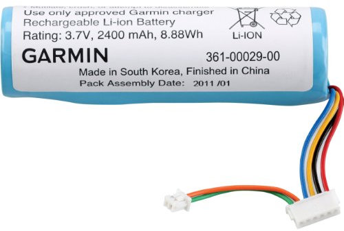 Garmin 010-10806-01 Lithium-Ionen-Akku, 2400 mAh, 3,7 V, wiederaufladbar, 2400 mAh, 8,88 Wh, Lithium-Ionen (Li-Ion), 3,7 V, Blau, 1 Stück