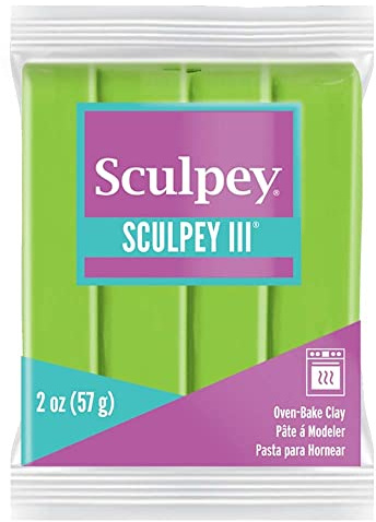 Sculpey III Polymer Clay 2 Ounces-Granny Smith (S302 1629)