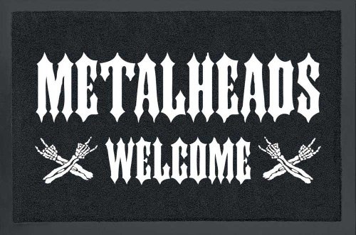 empireposter Metalheads - Fussmatte, Größe: 60 x 40 cm, Material Polypropylen