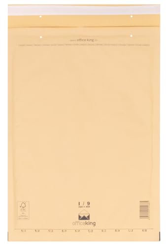 OfficeKing 1000 x Luftpolstertaschen braun Gr. I/9 (320x455 mm) DIN A3 - Marken-Qualität von