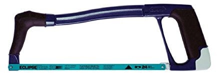 1x ECLIPSE 'Pro-Plus' Hacksaw Frame inc. 'Plus 30' 24 TPI bi-metal blade