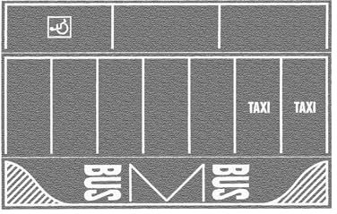 NOCH 60720 Grey Car Park 22x14cm